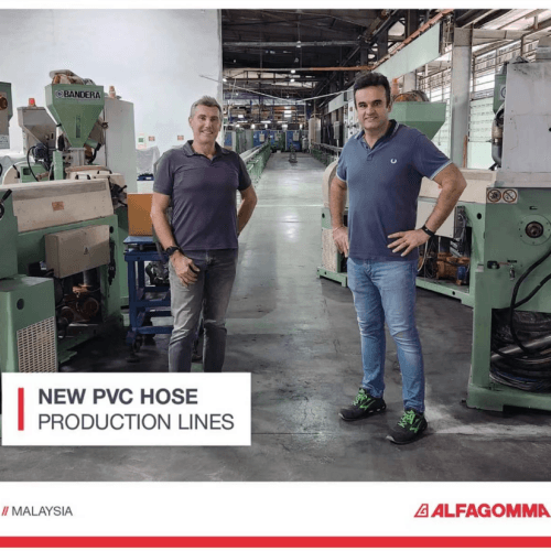 Alfagomma PVC软管生产线将于23年3月在马来西亚投产