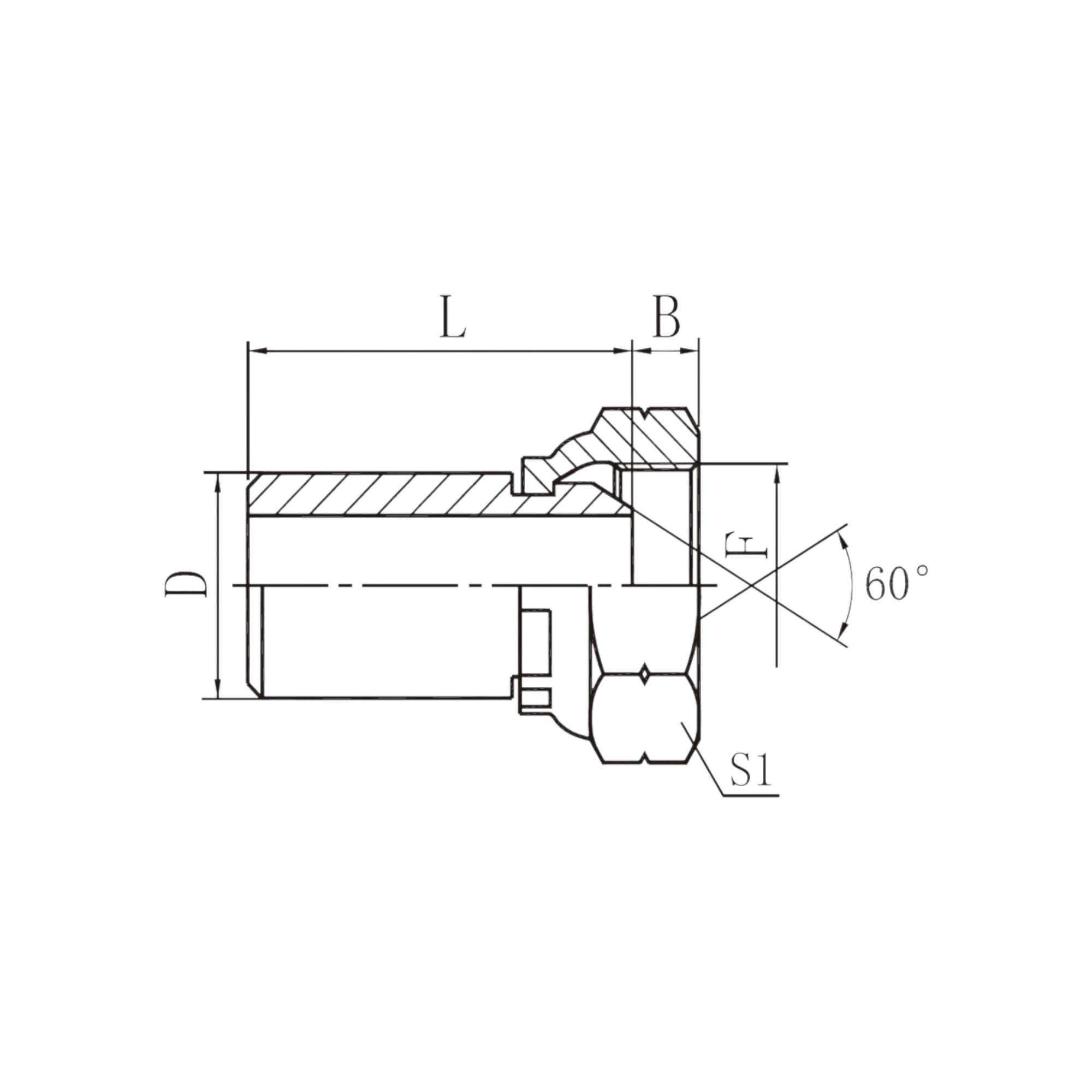 英管内螺纹60°内锥/焊接管 2BW